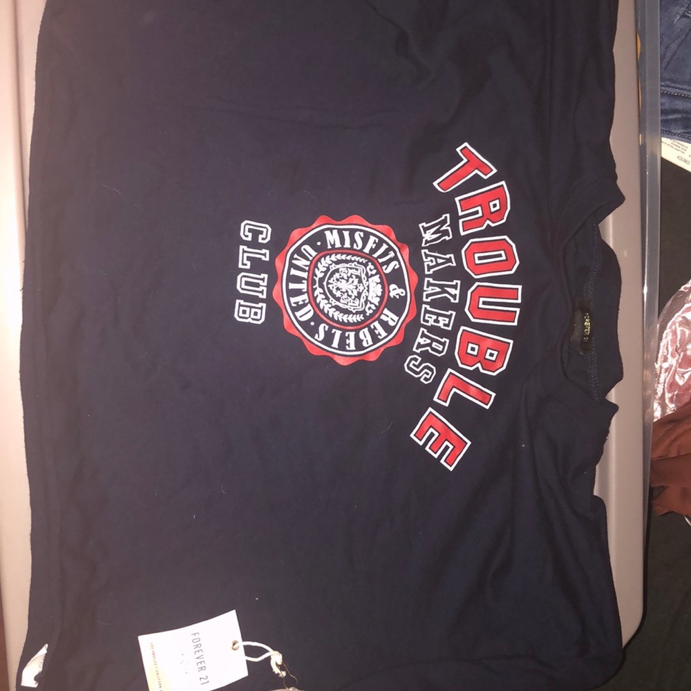 Trouble makers club crop long sleeve